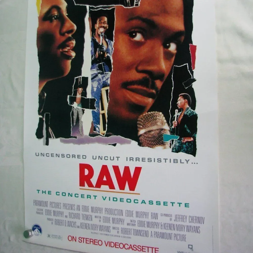 Vintage Eddie Murphy Raw Original Movie Poster